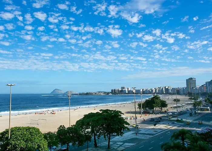 Deslumbrante vista para a Praia de Copacabana.